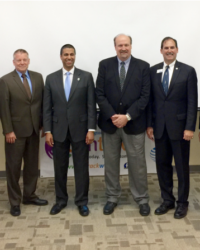 OnTrack provides a presentation to Ajit Pai, Chairman of the Federal Communications Commission, on how Washington County is collaboratively crossing the digital divide.