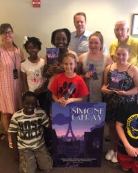 Steve O’Farrell and the Lunch Bunch at the PALS summer camp at USMH.